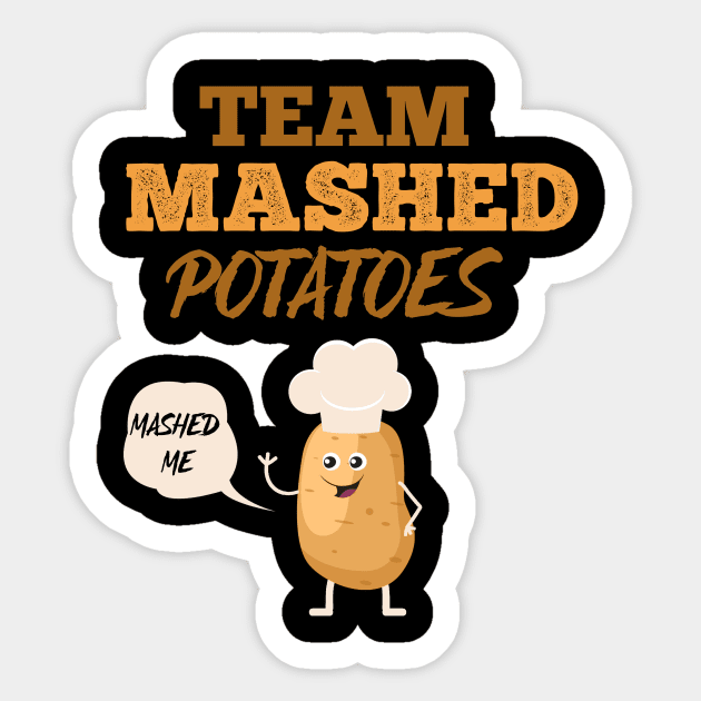 Mashed Potatoes Sticker by Flipodesigner